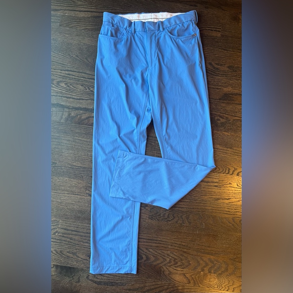 RLX Ralph Lauren Blue Stretch Golf Pants Mens 30x32 Performance Trousers